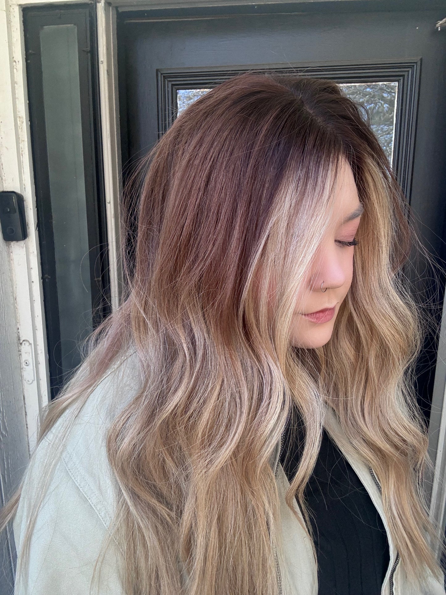 abigail flow lace top wig m