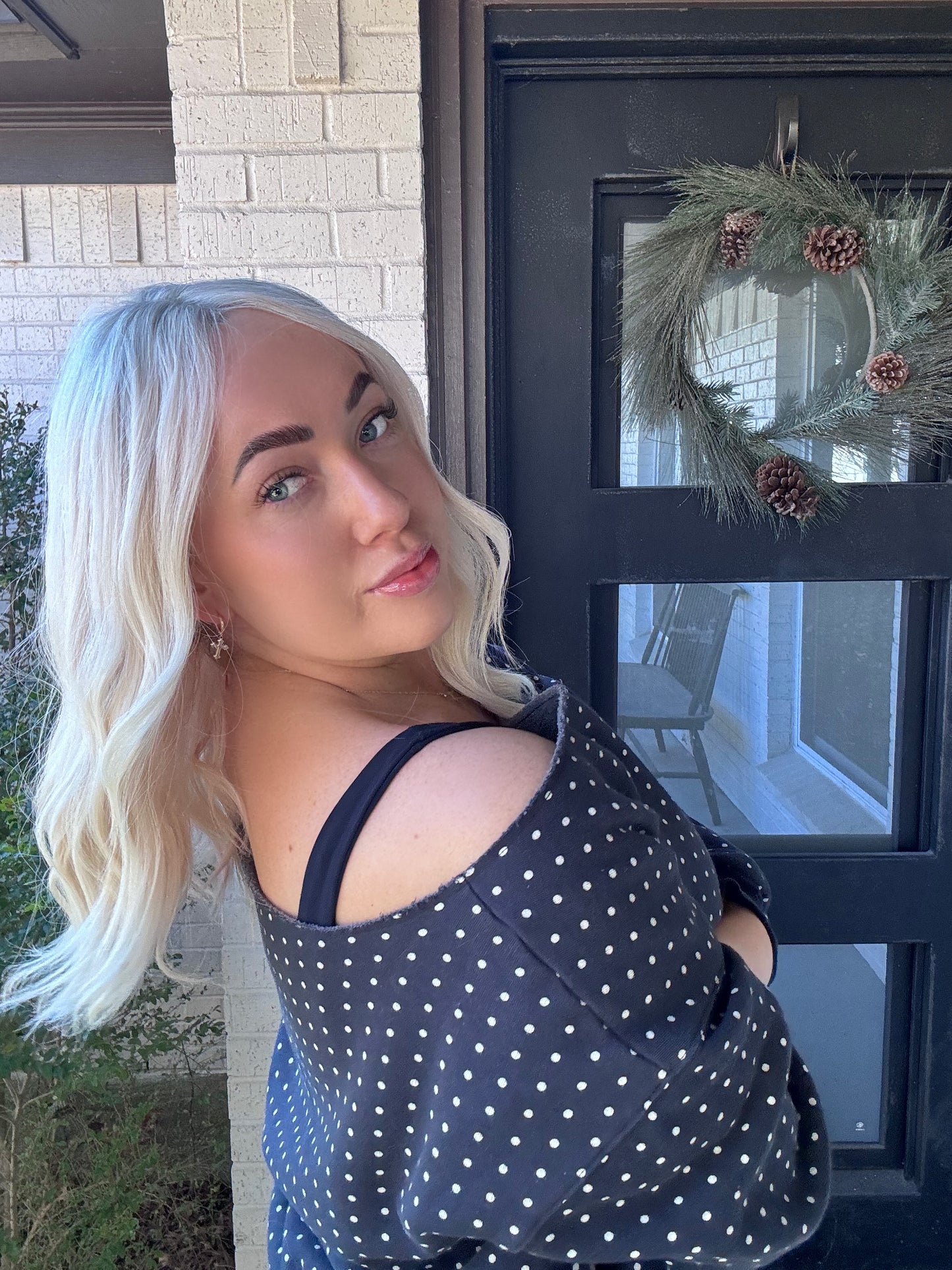 dolly flow lace top wig s