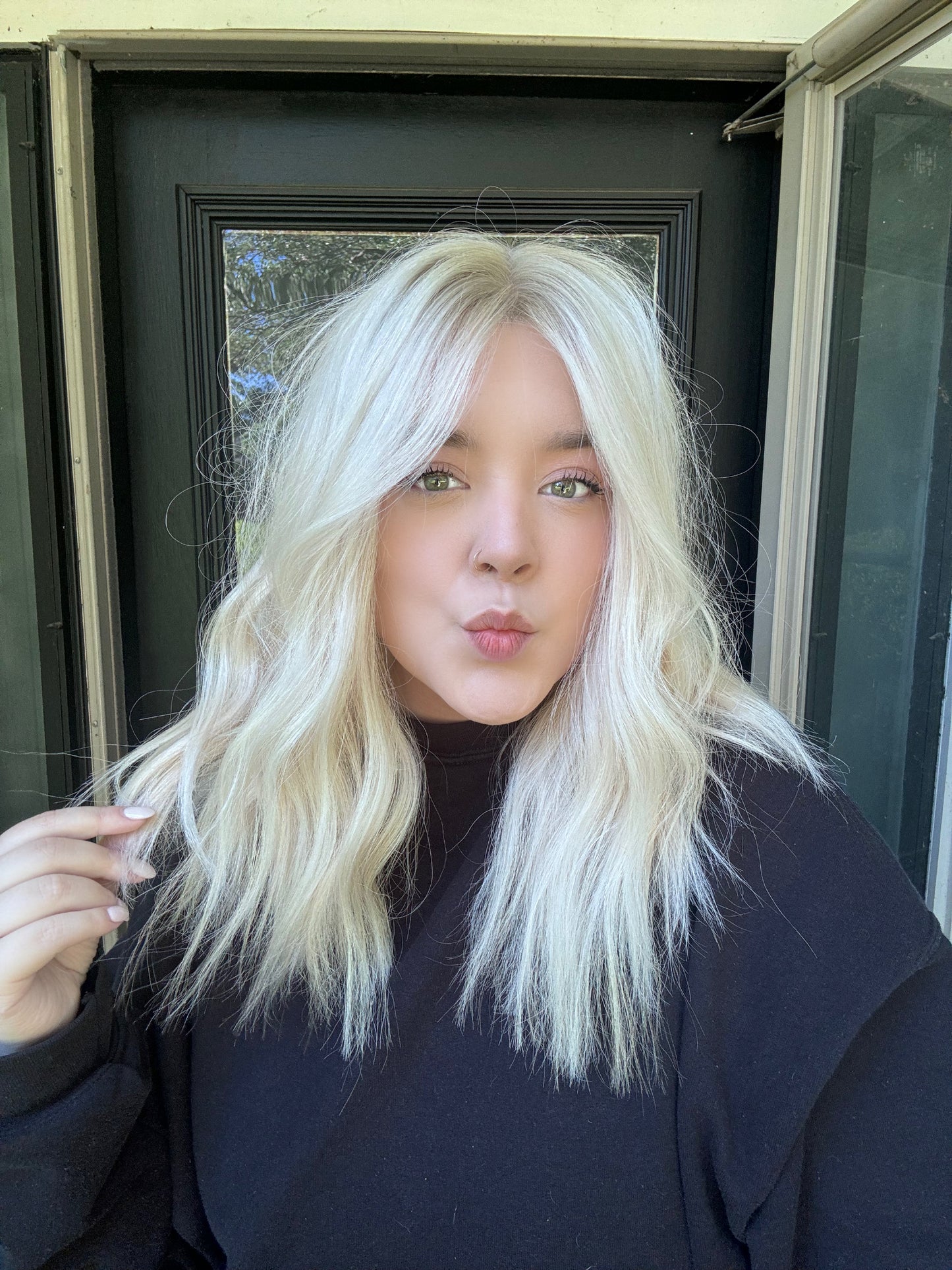 dolly flow lace top wig s