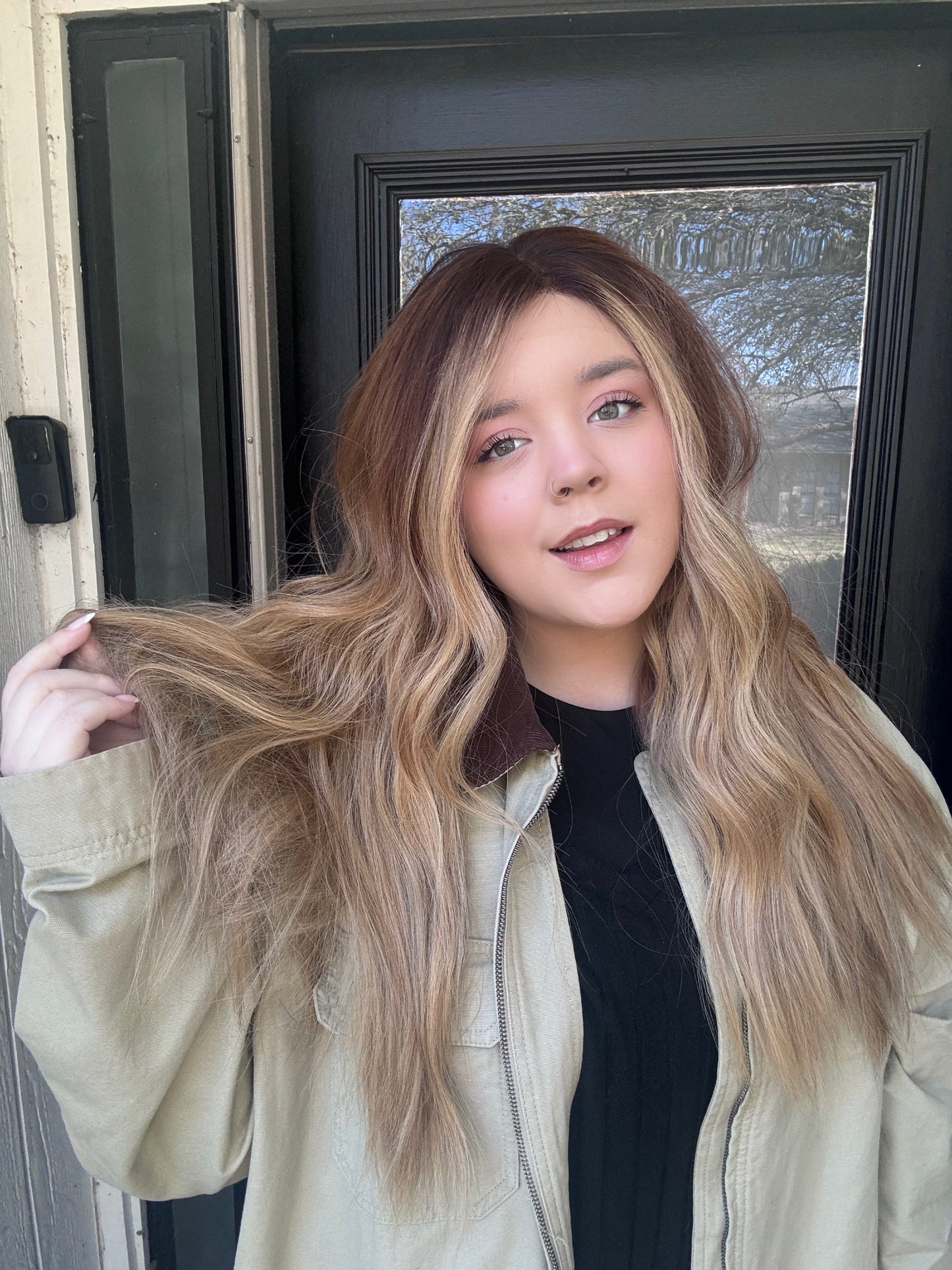 abigail flow lace top wig m