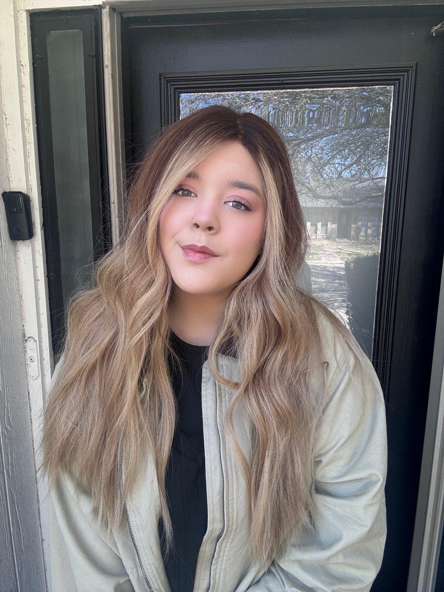 abigail flow lace top wig m