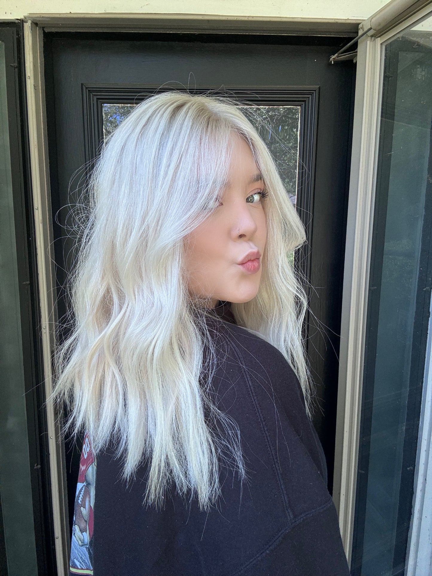 dolly flow lace top wig s