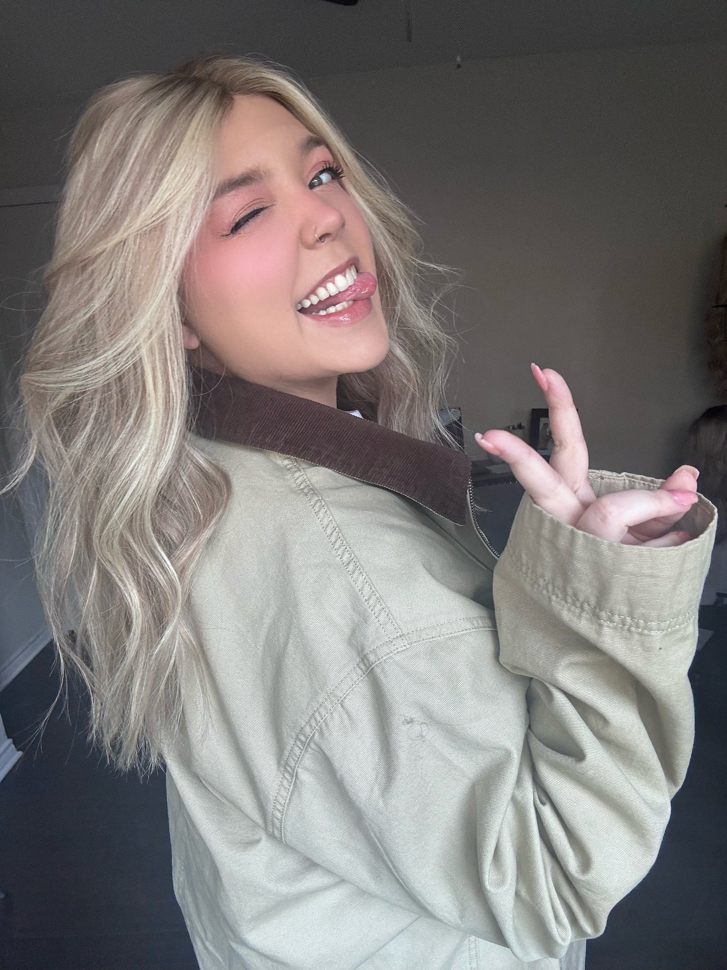 beth lace top wig xs/s