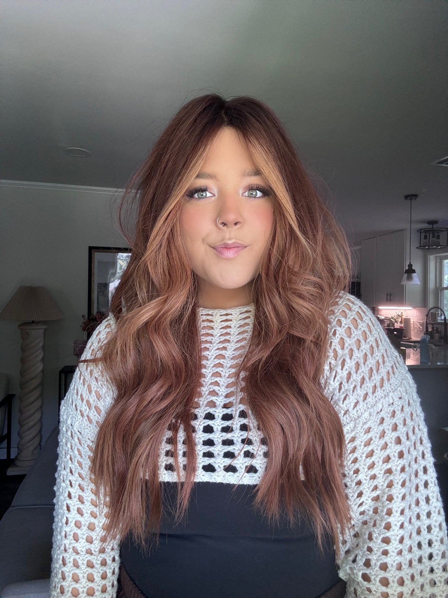 Alison flow lace top wig m