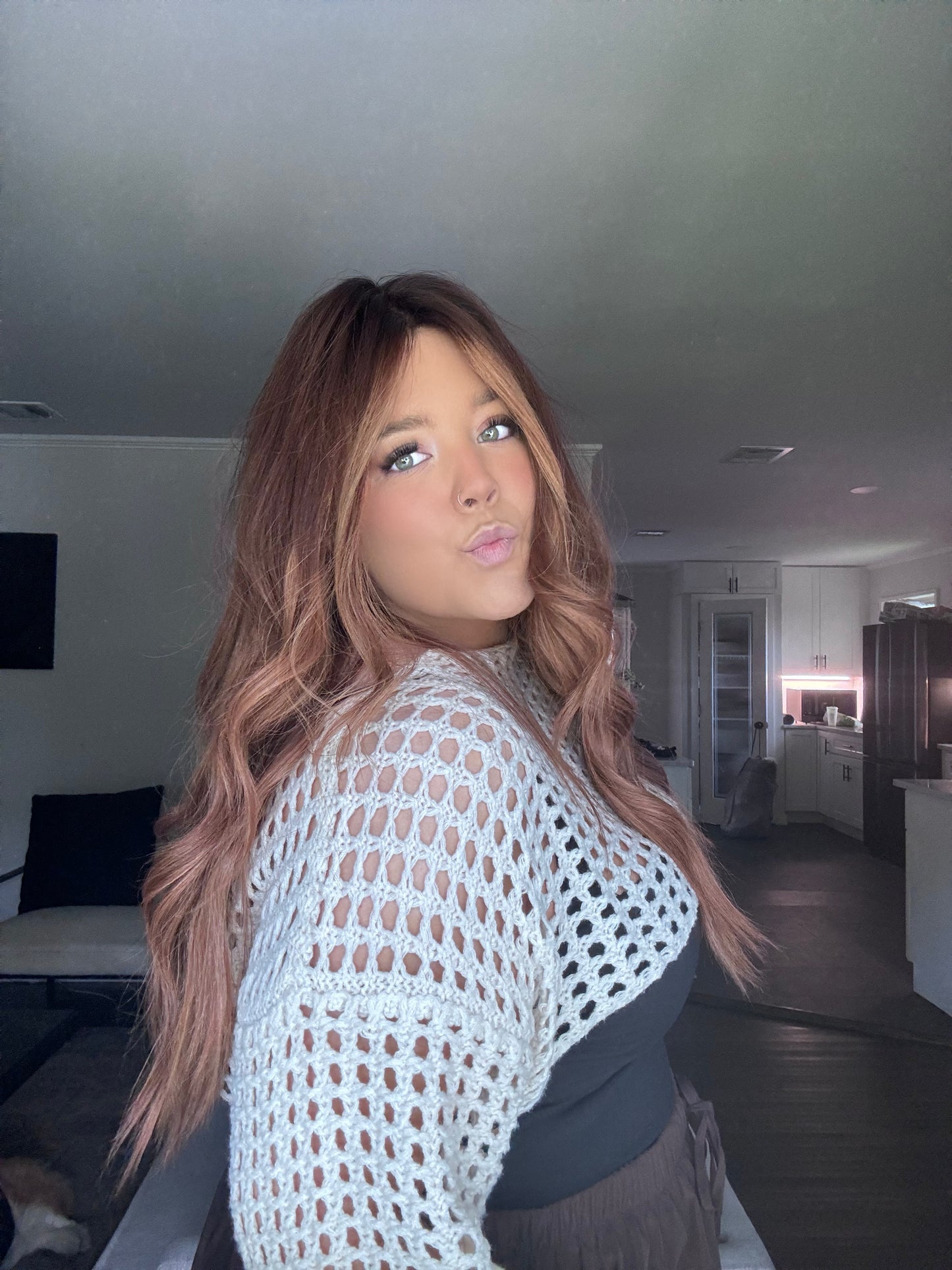 Alison flow lace top wig m
