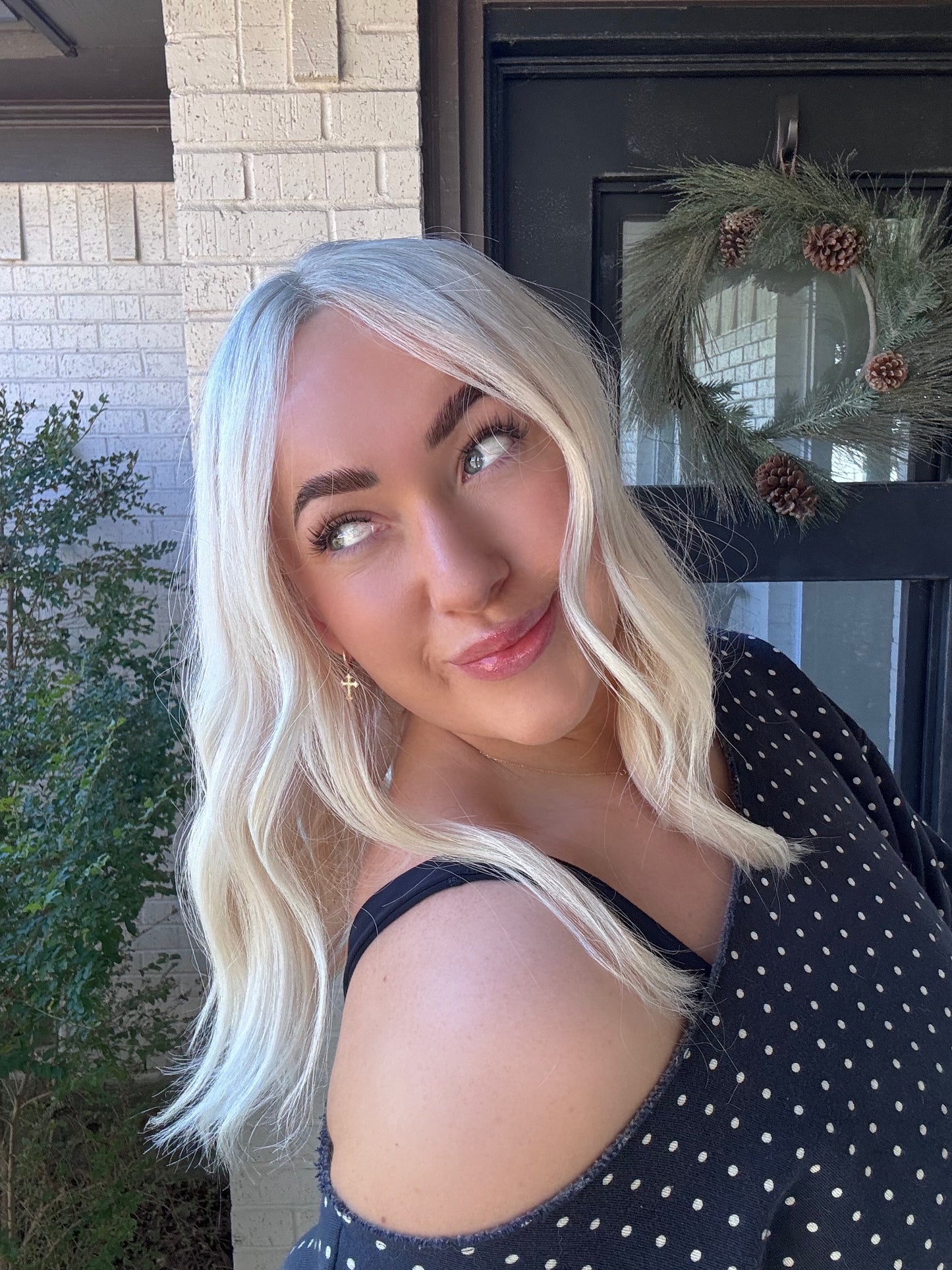 dolly flow lace top wig s