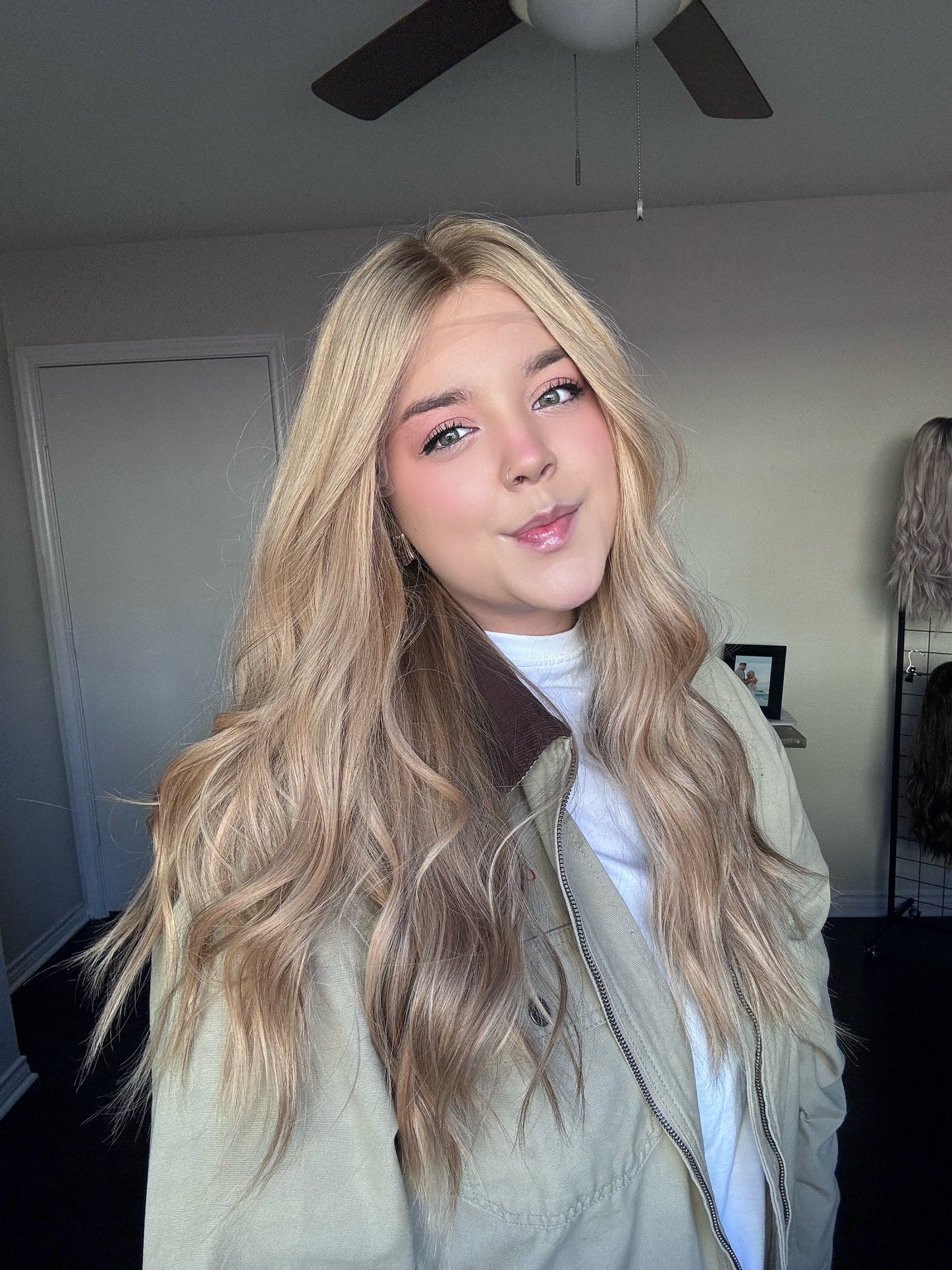 brandie flow lace top wig m