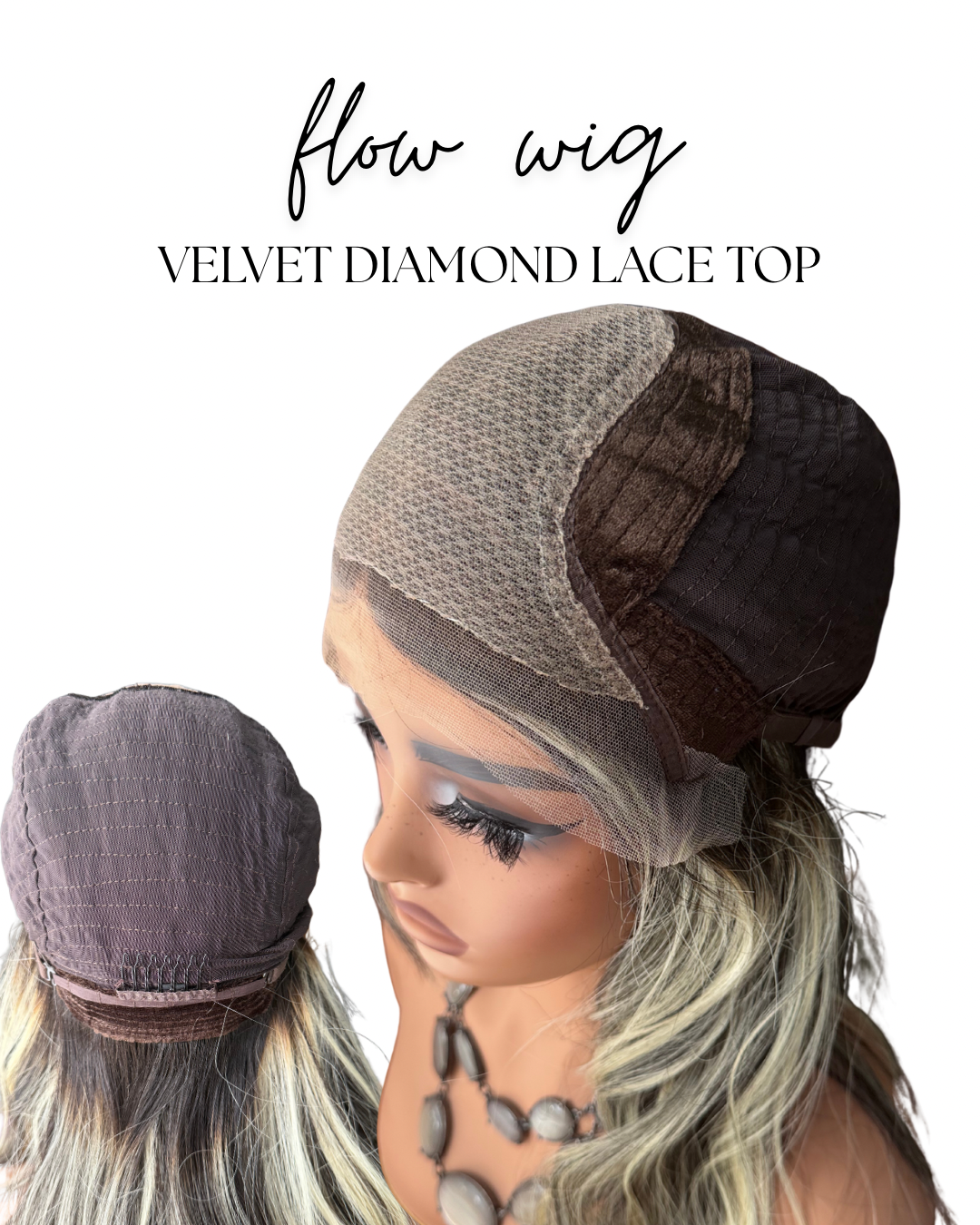ava flow lace top wig m